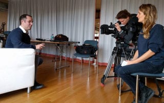 Zukunft der Sexualität - Filmteam bei Phil Pöschl